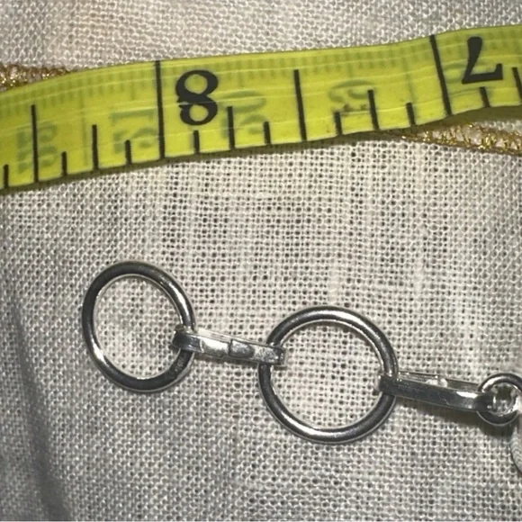 Gorgeous Faceted Green Quartz Handcrafted 925 Bracelet - Picture 6 of 14